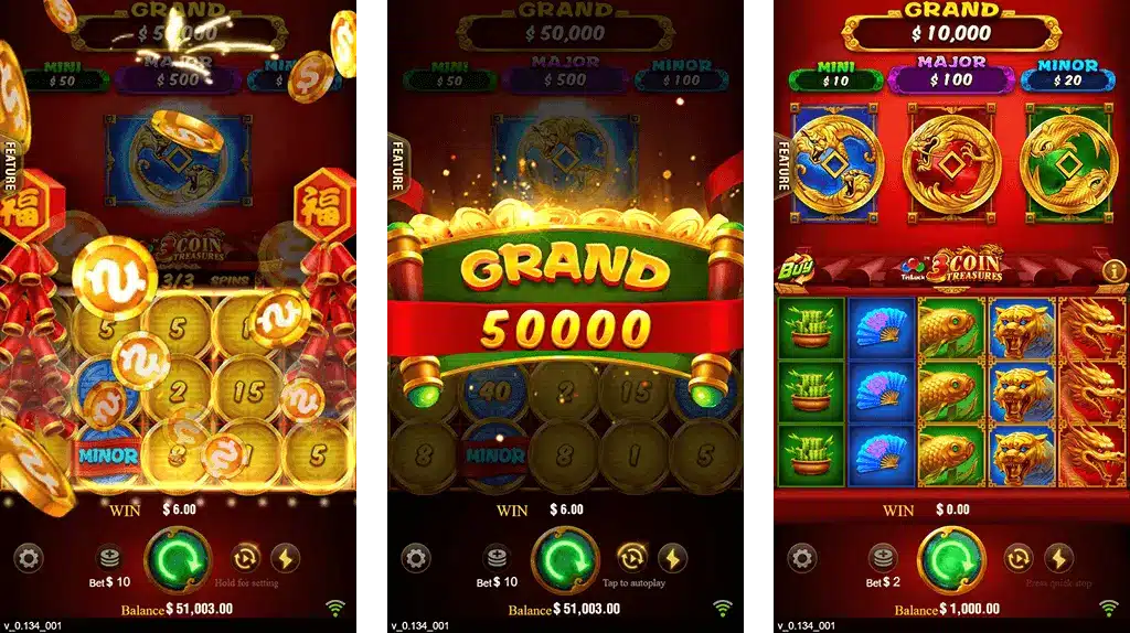 3 Coins Up19 Bonus
